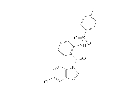 N-(2-(5-chloro-1H-indole-1-carbonyl)phenyl)-4-methylbenzenesulfonamide