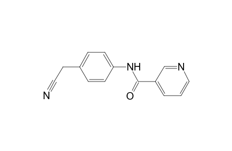 N-[4-(cyanomethyl)phenyl]nicotinamide