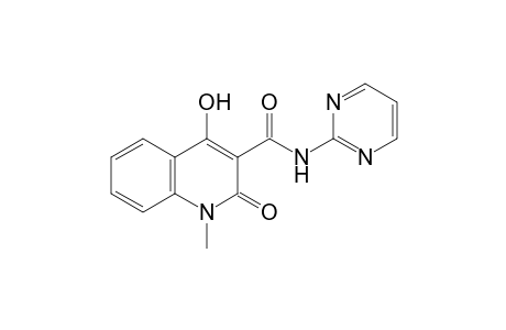 4-Hydroxy-1-methyl-2-oxo-N-(2-pyrimidinyl)-1,2-dihydro-3-quinolinecarboxamide