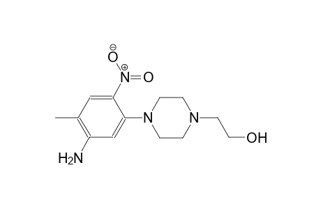 2-[4-(5-amino-4-methyl-2-nitrophenyl)-1-piperazinyl]ethanol