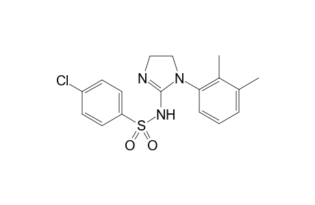 4-chloro-N-[1-(2,3-dimethylphenyl)-4,5-dihydroimidazol-2-yl]benzenesulfonamide