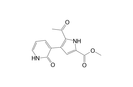 5-Acetyl-4-(2-keto-1H-pyridin-3-yl)-1H-pyrrole-2-carboxylic acid methyl ester