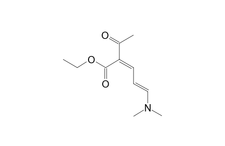 (2Z,4E)-2-acetyl-5-(dimethylamino)penta-2,4-dienoic acid ethyl ester