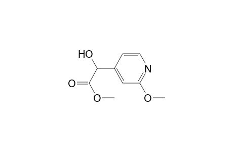 4-Pyridineacetic acid, .alpha.-hydroxy-2-methoxy-, methyl ester, (.+-.)-