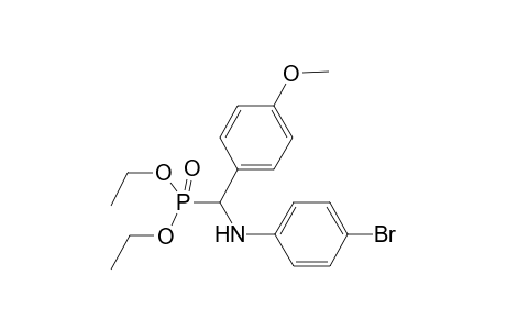 Diethyl (4-bromoanilino)(4-methoxyphenyl)methylphosphonate