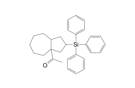 1-Acetyl-9-triphenylsilylbicyclo[5.3.0]decane