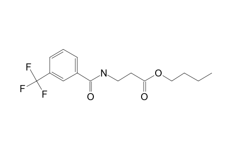 .beta.-Alanine, N-(3-trifluoromethylbenzoyl)-, butyl ester