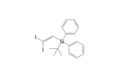 2,2-bis(iodanyl)ethenyl-tert-butyl-diphenyl-silane