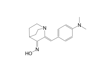 (2Z,3E)-2-[4-(dimethylamino)benzylidene]-1-azabicyclo[2.2.2]octan-3-one oxime
