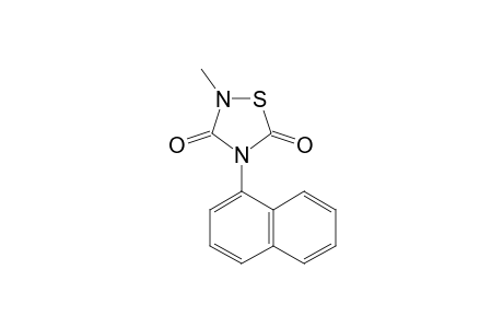 2-METHYL-4-NAPHTHYL-1,2,4-THIADIAZOLIDINE-3,5-DIONE