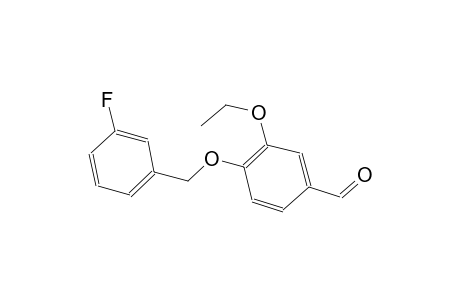 3-ethoxy-4-[(3-fluorobenzyl)oxy]benzaldehyde