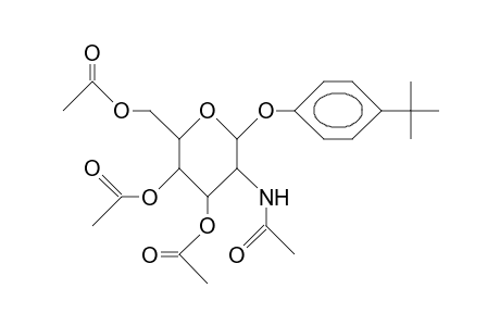 P-tert-Butyl-phenyl 3,4,6-tri-O-acetyl-2-acetamido-2-deoxy-B-D-glucopyranoside