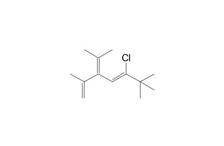 5-Chloro-2,6,6-trimethyl-3-(dimethylmethylene)-1,4-heptadiene