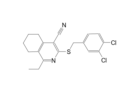 4-isoquinolinecarbonitrile, 3-[[(3,4-dichlorophenyl)methyl]thio]-1-ethyl-5,6,7,8-tetrahydro-