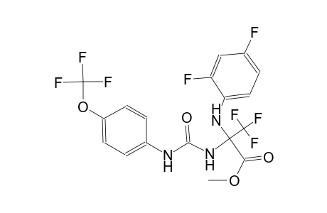alanine, N-(2,4-difluorophenyl)-3,3,3-trifluoro-2-[[[[4-(trifluoromethoxy)phenyl]amino]carbonyl]amino]-, methyl ester