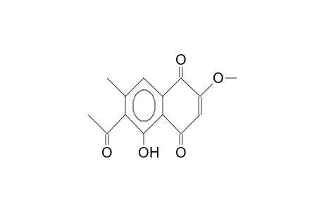 6-Acetyl-5-hydroxy-2-methoxy-7-methyl-naphthalene-1,4-dione