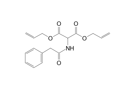 2-[(1-oxo-2-phenylethyl)amino]propanedioic acid bis(prop-2-enyl) ester