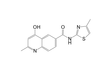 6-quinolinecarboxamide, 4-hydroxy-2-methyl-N-(4-methyl-2-thiazolyl)-