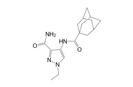 4-[(1-adamantylcarbonyl)amino]-1-ethyl-1H-pyrazole-3-carboxamide