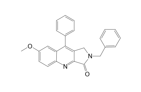 2-Benzyl-7-methoxy-9-phenyl-1H-pyrrolo[3,4-b]quinolin-3(2H)- one