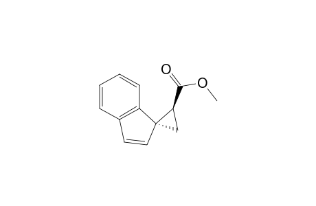 Spiro[cyclopropane-1,1'-[1H]indene]-2-carboxylic acid, methyl ester, trans-(.+-.)-