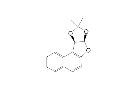 2,3-[2',2'-Dimethyl-1',3'-dioxa-cyclopentano]-2,3-dihydronaphtho[2,1-b]furan