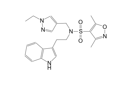 4-isoxazolesulfonamide, N-[(1-ethyl-1H-pyrazol-4-yl)methyl]-N-[2-(1H-indol-3-yl)ethyl]-3,5-dimethyl-