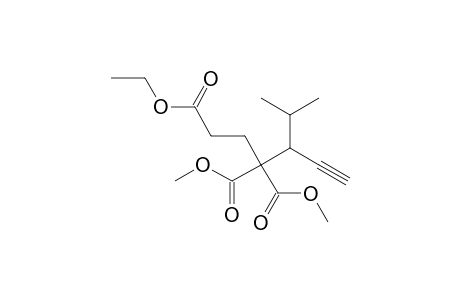2-(1-Isopropylprop-2-ynyl)-2-methoxycarbonylpentanedioic acid 5-ethyl ester 1-methyl ester