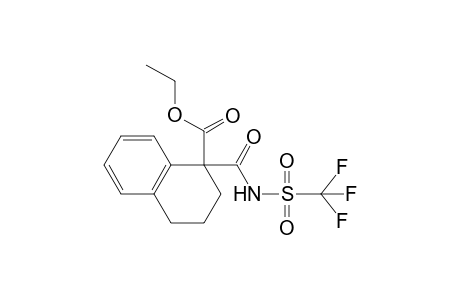 Ethyl 1-({[(trifluoromethyl)sulfonyl]amino}carbonyl)-1,2,3,4-tetrahydro-1-naphthalenecarboxylate