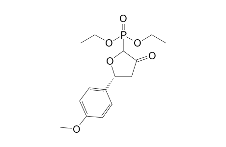(5R)-2-diethoxyphosphoryl-5-(4-methoxyphenyl)-3-oxolanone