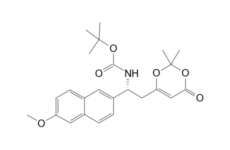 tert-Butyl (R)-(2-(2,2-dimethyl-4-oxo-4H-1,3-dioxin-6-yl)-1-(6-methoxynaphthalen-2-yl)ethyl)carbamate