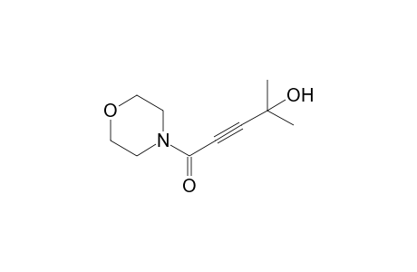 4-Hydroxy-4-methyl-1-morpholin-4-ylpent-2-ynone