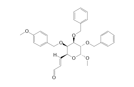 METHYL-(E)-2,3-DI-O-BENZYL-6,7-DIDEOXY-4-O-(4-METHOXYBENZYL)-ALPHA-D-GALACTO-OCT-6-ENODIALDO-1,5-PYRANOSIDE
