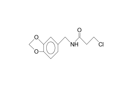 3-Chloro-N-(3,4-methylenedioxy-benzyl)-propionamide
