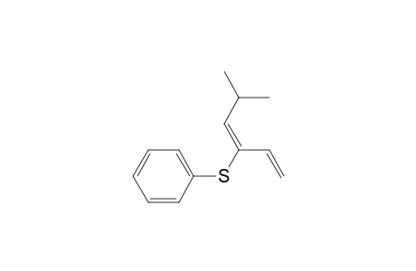 Benzene, [(1-ethenyl-3-methyl-1-butenyl)thio]-, (E)-