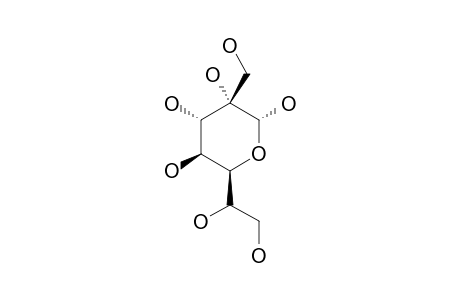 2-C-(HYDROXYMETHYL)-ALPHA-D-GLYCERO-D-GULO-HEPTOFURANOSE