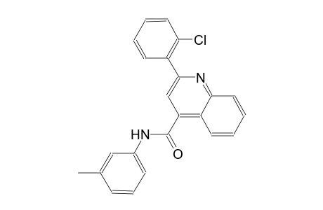2-(2-chlorophenyl)-N-(3-methylphenyl)-4-quinolinecarboxamide