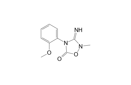 3-Azanylidene-4-(2-methoxyphenyl)-2-methyl-1,2,4-oxadiazolidin-5-one