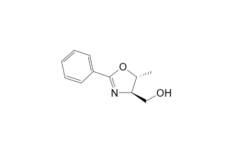 (4R,5R)-5-Methyl-2-phenyloxazol-2-ine-4-methanol