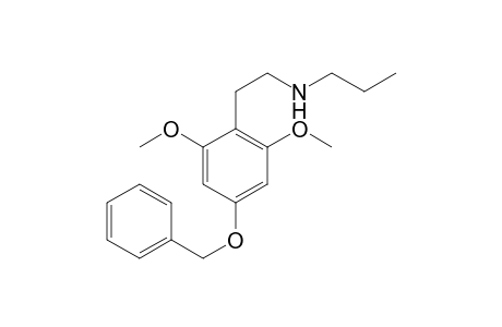 N-Propyl-4-benzyloxy-2,6-dimethoxyphenethylamine