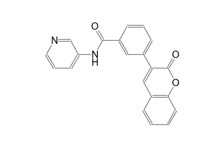 3-(2-oxo-2H-chromen-3-yl)-N-(3-pyridinyl)benzamide