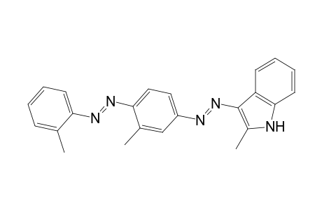2-Methyl-3-[4-(2-tolyazo)-3-methylphenylazo]indole