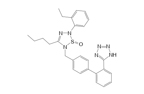 4'-{[5-(2-Butyl-3-(2-ethylphenyl))-2,1,3,4-1H-thiatriazol-2-on-1-yl]methyl}biphenyl-2-tetrazole