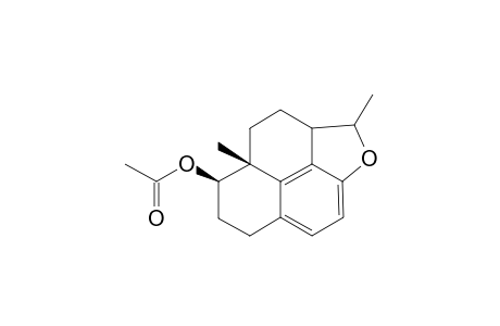 Phenaleno[1,9-bc]furan-5-ol, 2,2a,3,4,4a,5,6,7-octahydro-2,4a-dimethyl-, acetate