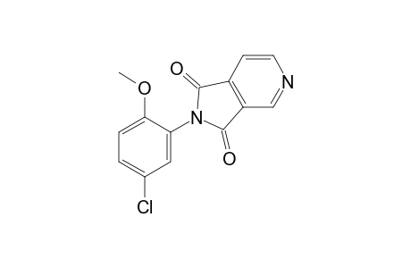 N-(5-chloro-2-methoxyphenyl)-3,4-pyridinedicarboximide