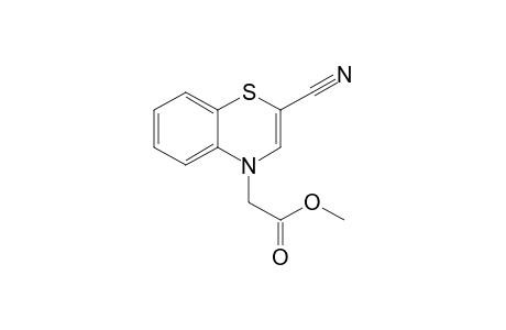2-(2-cyano-1,4-benzothiazin-4-yl)acetic acid methyl ester