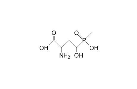 DL-(3-Amino-3-carboxy-1-hydroxy-propyl)-methyl-phosphinic acid, anion