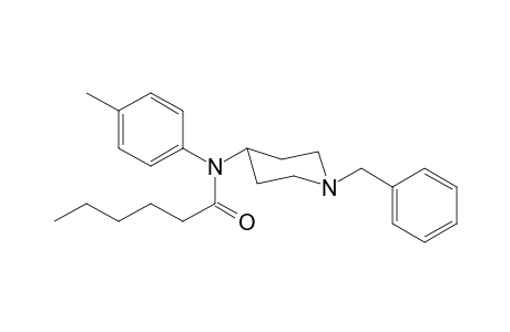 N-(1-Benzylpiperidin-4-yl)-N-(4-methylphenyl)hexanamide