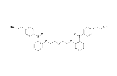 (S,S)-1,5-Bis[o-(p-(2-hydroxyethylphenyl)sulfinyl)phenoxy]-3-oxapentane