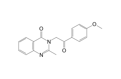 3-(p-METHOXYPHENACYL)-2-METHYL-4(3H)-QUINAZOLINONE